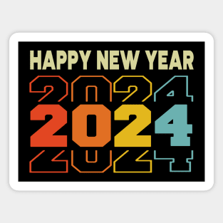 Happy New Year 2024 Magnet